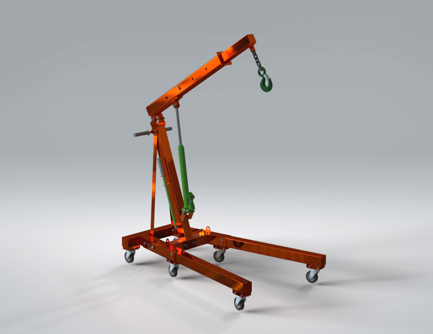 简易液压起重机sw20可编辑